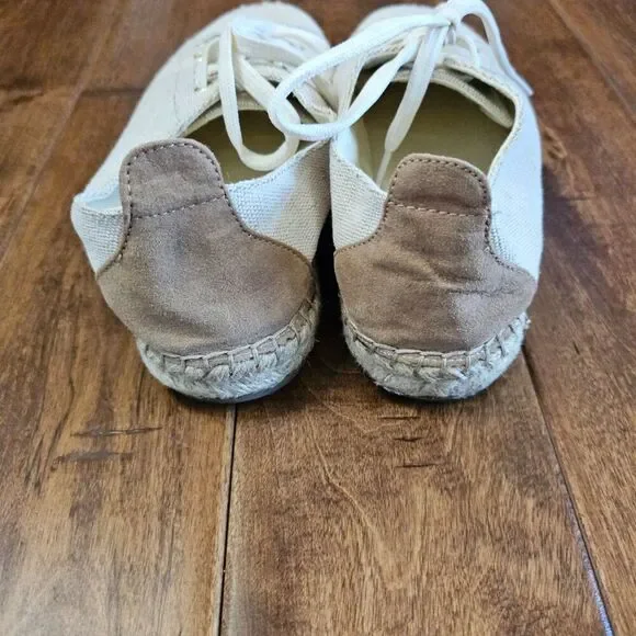 Vintage 7 Eight Espadrille Lace Up Sneakers size 9 - Picture 5 of 12